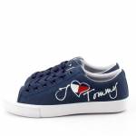 TOMMY HILFIGER T3A4-30260 GRANATOWE SNEAKERSY *DP*