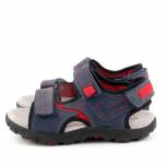 GEOX J0224A STRADA GRANATOWE CZERWONE SANDAŁY *DL*