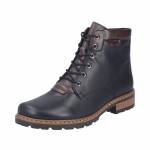 RIEKER Z9340-00 czarne trzewiki damskie jz26