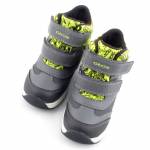 GEOX B841GB C1267 GULP GREY/LIME SZARE TRZEWIKI *KZ*
