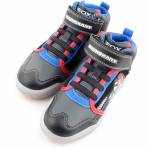 GEOX J164AB ARZACH czarne czerwone trzewiki chłopiece J164AB 05411 C0048 BLACK/RED