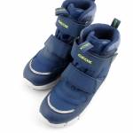 GEOX J169XC FLEXYPER 0FU50 C4502 granatowe żółte śniegowce młodzieżowe