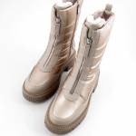 MARCO TOZZI 26449-41 338 TAUPE MET.COMB bezowa perła śniegowce damskie
