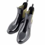 GIOSEPPO DERBY BLACK/GOLD CZARNE ZŁOTE KALOSZE *DP*