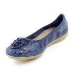 CAPRICE 22153-28 OCEAN GRANATOWE BALERINKI *DP*