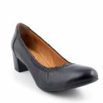 CAPRICE 22310-21 CZARNE nappa CZÓŁENKA *DP*