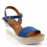 MARCO TOZZI 28347-22 NIEBIESKIE DENIM SANDAŁY *DL*