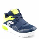 GEOX J927QB C0749 31-37 XLED NAVY/LIME PÓŁBUTY *JP*