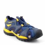 GEOX J920RC C0657 34-39 BOREALIS GRANATOWE ŻÓŁTE SANDAŁY *JP*