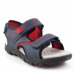 GEOX J0224A STRADA GRANATOWE CZERWONE SANDAŁY *DL*