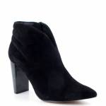 CAPRICE 25316 czarne zamszowe botki damskie *DZ*
