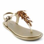 GIOSEPPO 59426-P LONGBEAC zlote sandały damskie Gold