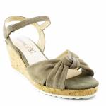 CAPRICE 28713-26 khaki sandały damskie 9-9-28713-26 759 CACTUS SUEDE