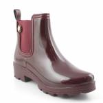 GIOSEPPO 40840 bordowe kalosze damskie Burgundy RAINW
