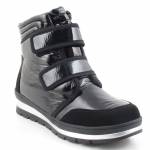 CAPRICE 26424-27 czarne śniegowce damskie 9-9-26425-27 019 BLACK COMB TEX