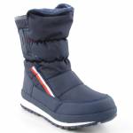 TOMMY HILFIGER T3B5-32103-1234800 granatowe śniegowce młodzieżowe