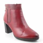 TAMARIS 25347-27 bordowe botki damskie 504 SCARLET/STRUCT