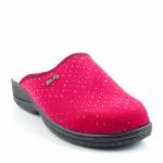 BIOUP 514 PALM bordowe pantofle damskie