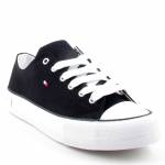 TOMMY HILFIGER T3A4-32118-0890999 czarne trampki SNEAKER BLACK