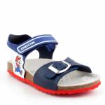 GEOX J258LC GHITA 000BC C4226 granatowe białe sandały chłopięce