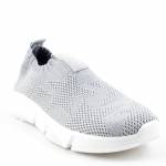 GEOX J25DLE 0007Q ARIL C1007 srebrne sneakersy młodzieżowe WL24