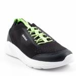 GEOX J25GBA 0006K SPRINTYE C9999 czarne sneakersy młodzieżowe