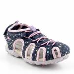 GEOX J25D9A 01550 ROXANNE C0694 granatowe różowe sandały dziewczęce