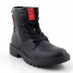 GEOX J2620C 000BC CASEY C9999 czarne trzewiki dziewczęcę