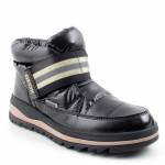 GEOX J26EWA ADELHIDE 0NFLV C9999 czarne śniegowce damskie