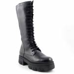 MARCO TOZZI 25603-29 BLACK ANTIC czarne trzewiki damskie