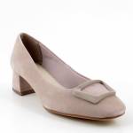TAMARIS 22302-41 378 TAUPE SUEDE beżowe czółenka damskie