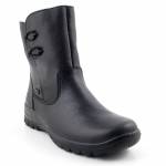 RIEKER Z7172-00 TEX czarne kozaki damskie jz23