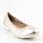 CAPRICE 22150-42 PLATIN METAL. platynowe balerinki damskie wl24