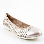 CAPRICE 22150-42 TAUPE METAL. balerinki damskie wl24