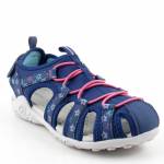 GEOX J45GRB 015CE WHINBERRY C4268 granatowe różowe sandały młodzieżowe wl24