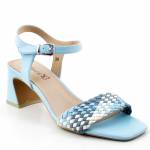 CAPRICE 28320-42 829 LT.BLUE COMB błękitne sandały damskie wl24
