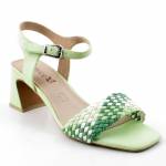 CAPRICE 28320-42 701 GREEN COMB zielone seledynowe sandały damskie wl24