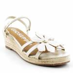 GIOSEPPO SAMSULA 71149-P Off-White Ecri sandały damskie wl24