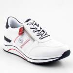 REMONTE D0T04-81 białe granatowe sneakersy damskie wl25