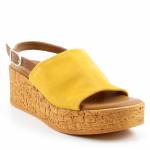 TAMARIS 28393-42 600 żółte sandały damskie wl25