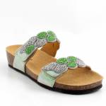 SCHOLL ABU DHABI MED seledynowe klapki damskie wl25 MF320281180