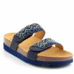SCHOLL ZAFIRAH MED MF269911871 navy blue/multi klapki damskie wl25