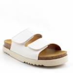 SCHOLL SIERRA 2 STRAPS MED białe klapki damskie MF320141171 OBUWIE MEDYCZNE wl25