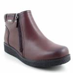 SERGIO LEONE BT 25348-S bordowe botki damskie jz25