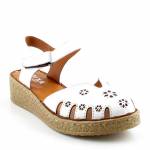 RIXA SHOES 58C2936 białe sandały damskie wl26