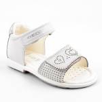 GEOX B8221A C0007 VERRED WHITE/SILVER GEOX *KL*