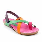 YOKONO IBIZA-718 MULTI FUCSIA SANDAŁY *DL*