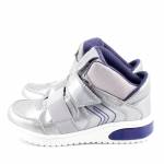 GEOX J848DA C1284 XLED SILVER/VIOLET TRZEWIKI *KZ*