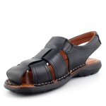 JUCARO 9110 NEGRO CZARNE ESPANA SANDAŁY *ML*