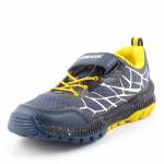 GEOX J15AXB TUONO granatowe żółte półbuty chłopięce sportowe J15AXB 014CE C0657